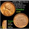 Image 1 : 1920-s Mint Error Lincoln Cent 1c Grades Choice AU/BU Slider
