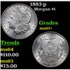 Image 1 : 1883-p Morgan Dollar $1 Grades Select+ Unc