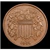 Image 2 : 1865 Two Cent Piece 2c Grades Choice AU