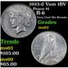 Image 1 : 1923-d Vam 1BV Peace Dollar $1 Grades Select Unc
