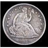 Image 2 : 1839-o  'o' Above Bow Seated Liberty Half Dime 1/2 10c Grades xf details