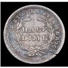 Image 3 : 1839-o  'o' Above Bow Seated Liberty Half Dime 1/2 10c Grades xf details