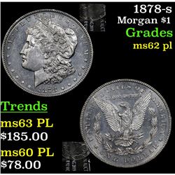 1878-s Morgan Dollar $1 Grades Select Unc PL