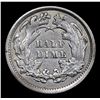 Image 3 : 1861-p Civil War Issue Seated Liberty Half Dime 1/2 10c Grades Select AU