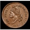 Image 2 : (1863) Knickerbocker Currency Civil War Token 1c Grades Choice AU