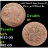 Image 1 : 1803 Small Date Large Fr Draped Bust Large Cent 1c Grades g+