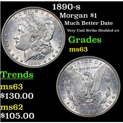 1890-s Morgan Dollar $1 Grades Select Unc