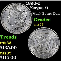 1890-o Morgan Dollar $1 Grades Select Unc