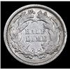 Image 3 : 1872-p Seated Liberty Half Dime 1/2 10c Grades Choice AU/BU Slider