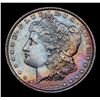 Image 2 : 1888-p Rainbow Toned Morgan Dollar $1 Grades Select+ Unc