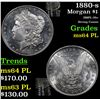 Image 1 : 1880-s Morgan Dollar $1 Grades Choice Unc PL