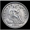 Image 2 : 1858-p Seated Liberty Half Dime 1/2 10c Grades BU+