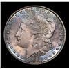 Image 2 : 1880-s Rainbow Toned Morgan Dollar $1 Grades Choice+ Unc