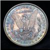 Image 7 : 1880-s Rainbow Toned Morgan Dollar $1 Grades Choice+ Unc