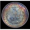 Image 3 : 1887-p Rainbow Toned Morgan Dollar $1 Grades Choice+ Unc