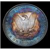 Image 3 : 1887-p Rainbow Toned Morgan Dollar $1 Grades Choice+ Unc
