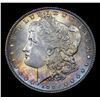 Image 2 : 1886-p Rainbow Toned Morgan Dollar $1 Grades Choice+ Unc
