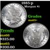 Image 1 : 1885-p Morgan Dollar $1 Grades GEM+ Unc