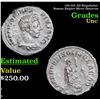218-222 AD Elagabalus Roman Empire Silver Denarius Grades Brilliant Uncirculated