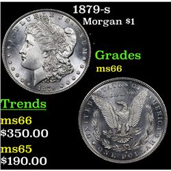 1879-s Morgan Dollar $1 Grades GEM+ Unc