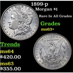 1899-p Morgan Dollar $1 Grades Select+ Unc