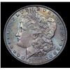 Image 2 : 1887-p Rainbow Toned Vam 3a Super Clashed Die Series Morgan Dollar $1 Grades Choice+ Unc