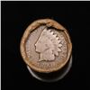 Image 2 : Mixed small cents 1c orig shotgun roll, 1919-d Wheat Cent, 1893 Indian Cent other end