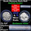 Image 1 : Buffalo Nickel Shotgun Roll in Old Bank Style  'Bell Telephone' Wrapper 1915 & d Mint Ends