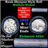 Image 1 : Buffalo Nickel Shotgun Roll in Old Bank Style 'Bell Telephone'  Wrapper 1919 & d Mint Ends