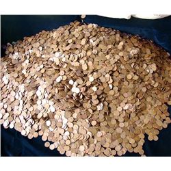 ***Auction Highlight*** UNSEARCHED 5000 pc Bag of Lincoln Wheat Cents Average Circulated  (fc)