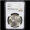 Image 2 : NGC 1922-p Peace Dollar $1 Graded ms64 By NGC