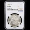 Image 2 : NGC 1890-p Morgan Dollar $1 Graded ms63 By NGC