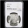 Image 2 : NGC 1921-s Morgan Dollar $1 Graded ms63 By NGC