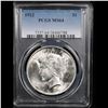 Image 2 : PCGS 1922-p Peace Dollar $1 Graded ms64 By PCGS
