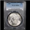 Image 2 : PCGS 1887-p Morgan Dollar $1 Graded ms64 By PCGS