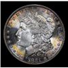 Image 2 : ***Auction Highlight*** 1881-s Rainbow Toned Morgan Dollar $1 Graded GEM+ Unc By USCG (fc)
