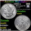 Image 1 : ***Auction Highlight*** 1886-o Morgan Dollar $1 Graded Select Unc By USCG (fc)