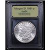 Image 4 : ***Auction Highlight*** 1891-p Morgan Dollar $1 Graded Choice Unc By USCG (fc)