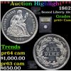 Image 1 : ***Auction Highlight*** 1862 Seated Liberty Dime 10c Graded Select+ Proof Cameo By USCG (fc)