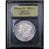 Image 4 : ***Auction Highlight*** 1892-cc Morgan Dollar $1 Graded Select Unc PL By USCG (fc)