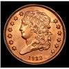 Image 2 : ***Auction Highlight*** 1832 Classic Head half cent 1/2c Graded Select+ Unc RB By USCG (fc)