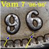 Image 8 : ***Auction Highlight*** 1896/96-o Vam 7 Morgan Dollar $1 Graded Select Unc By USCG (fc)