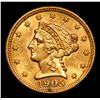Image 2 : ***Auction Highlight*** 1905-p Gold Liberty Quarter Eagle $2 1/2 Graded Select+ Unc By USCG (fc)