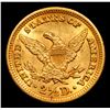 Image 3 : ***Auction Highlight*** 1905-p Gold Liberty Quarter Eagle $2 1/2 Graded Select+ Unc By USCG (fc)