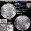 Image 1 : ***Auction Highlight*** 1883-s Morgan Dollar $1 Graded Select Unc By USCG (fc)