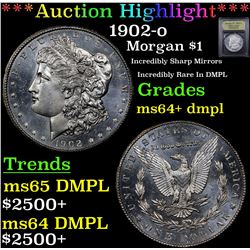 ***Auction Highlight*** 1902-o Morgan Dollar $1 Graded Choice Unc+ DMPL By USCG (fc)