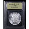 Image 4 : ***Auction Highlight*** 1878-s Morgan Dollar $1 Graded GEM+ Unc By USCG (fc)