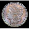Image 2 : ***Auction Highlight*** 1886-p Rainbow Toned Morgan Dollar $1 Graded GEM+ Unc By USCG (fc)