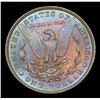 Image 3 : ***Auction Highlight*** 1886-p Rainbow Toned Morgan Dollar $1 Graded GEM+ Unc By USCG (fc)