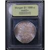 Image 4 : ***Auction Highlight*** 1886-p Rainbow Toned Morgan Dollar $1 Graded GEM+ Unc By USCG (fc)